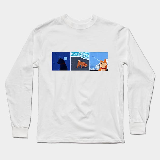 doggy Long Sleeve T-Shirt by unremarkable